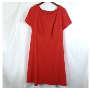 NWT Dressbarn Tangerine Fit and Flare Dress